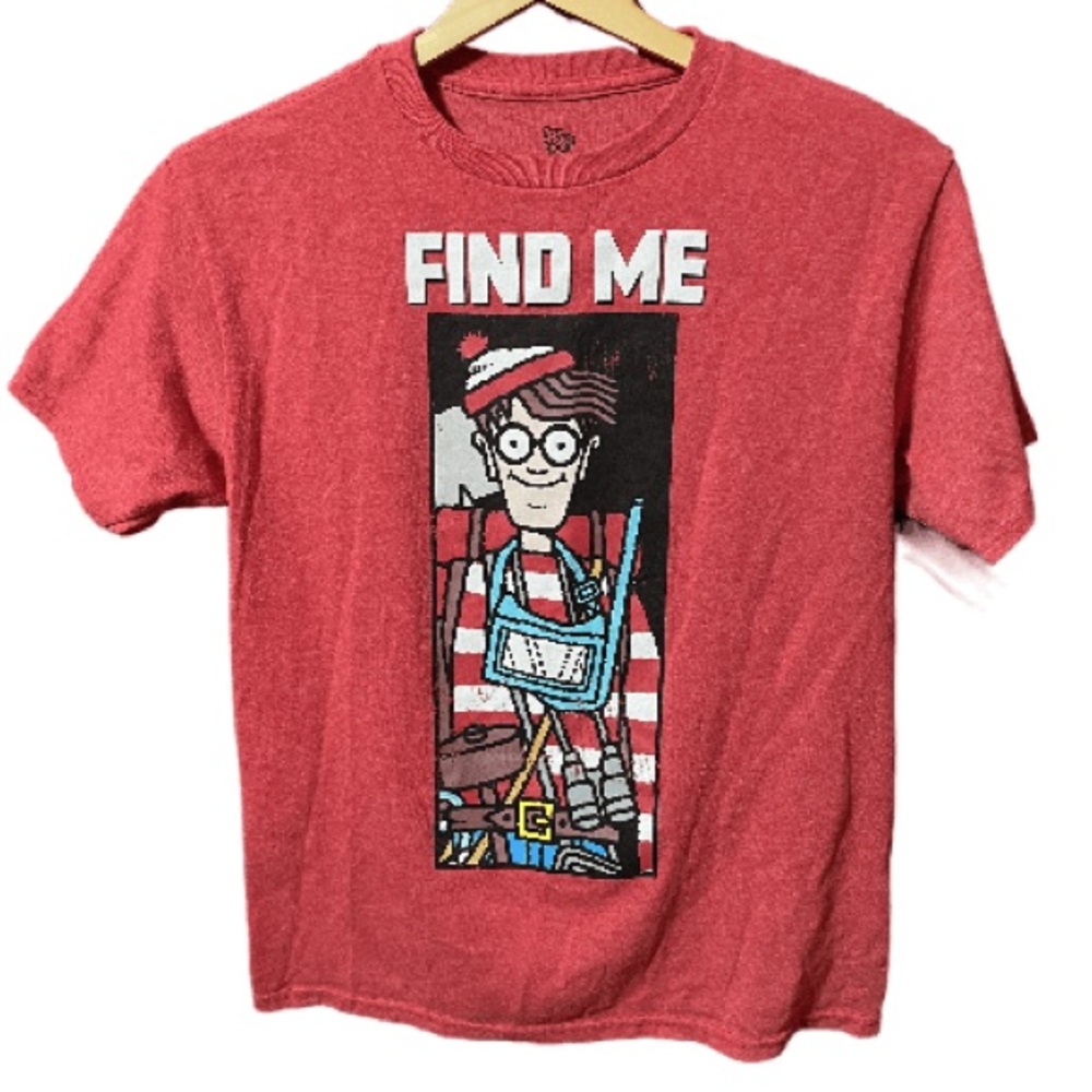 Where's Waldo red short sleeve t-shirt Size XXL